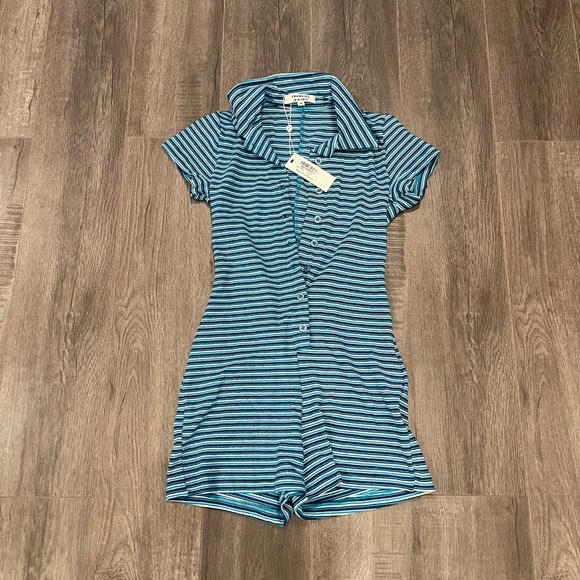 Frankie’s bikinis “Rose” romper in Positano stripe - Picture 3 of 3